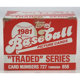1981 Topps Traded & Rookies Baseball Factory Set (Reed Buy)
