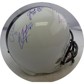 Penn State Linebackers Autographed Replica Helmet (7 sigs) JSA BB28742 (Reed Buy)