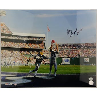 Steve Largent Autographed Seattle Seahawks 16x20 Photo (HOF 95) JSA HH11519 (Reed Buy)