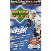 2007/08 Upper Deck Series 1 Hockey 12-Pack Box