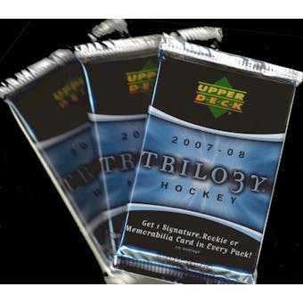 2007/08 Upper Deck Trilogy Hockey Hobby Pack