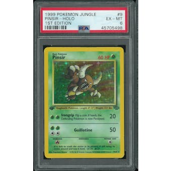 Pokemon Jungle 1st Edition Pinsir 9/64 PSA 6