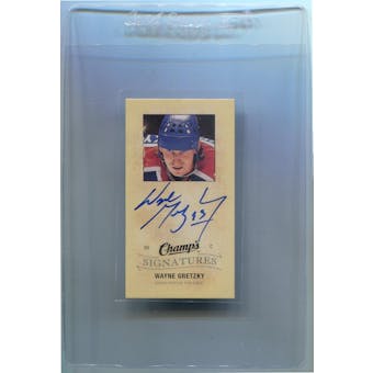 2009/10 Upper Deck Champ's Signautres #CSWG Wayne Gretzky Autograph (Reed Buy)