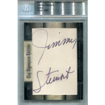 2008 Razor Cut Signature Edition Jimmy Stewart Autograph (Reed Buy)