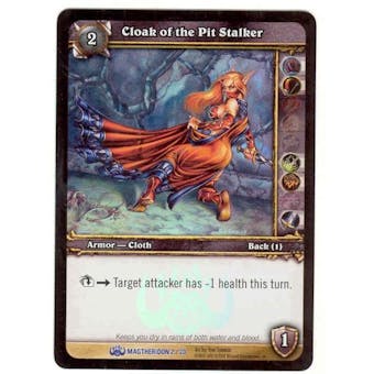 WoW Magtheridon Singles 4x Cloak of the Pit Stalker (MAG-2) FOIL