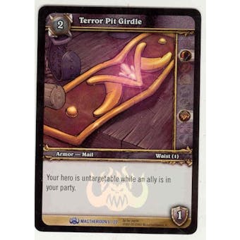 WoW Magtheridon Singles 4x Terror Pit Girdle (MAG-6) FOIL