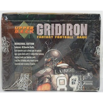 Gridiron Fantasy Football Game Booster Box (1995 Upper Deck) (Reed Buy)