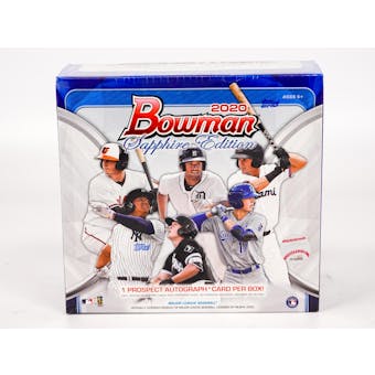 2020 Bowman Sapphire Baseball Hobby Box