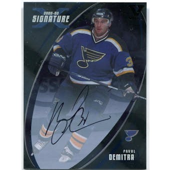 2002/03 In The Game Signature Series Autographs #129 Pavol Demitra Vault (Reed Buy)