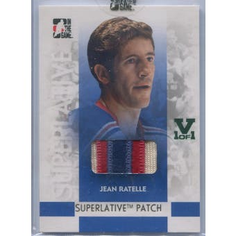 2007/08 In The Game Superlative Patches Gold #SP73 Jean Ratelle Vault 1/1 (Reed Buy)