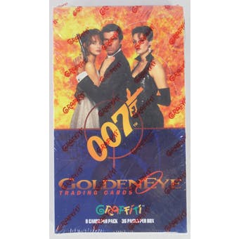 James Bond GoldenEye Hobby Box (1995 Graffiti) (Reed Buy)
