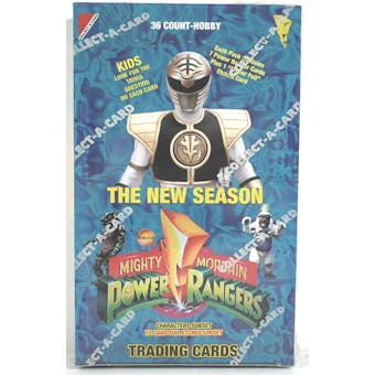 Power Rangers New Season Hobby Box (1994 Collect-A-Card) (Reed Buy)