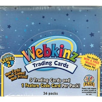 Ganz Webkinz Series 2 Trading Cards 36 Pack Box (2008 Ganz)