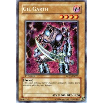 Yu-Gi-Oh Gladiator's Assault 1st Edition Single Gil Garth Secret Rare Near Mint (NM)