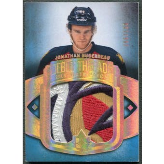 2013-14 Ultimate Collection #UDTJH Jonathan Huberdeau Rookie Debut Threads Patch #096/100