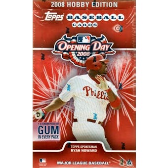 2008 Topps Opening Day Baseball Hobby Box