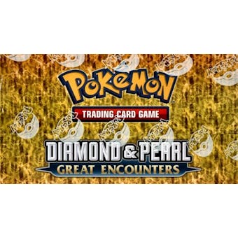 Pokemon Diamond & Pearl Great Encounters Theme Deck Box