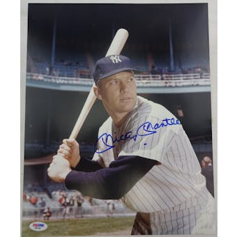 Mickey Mantle Yankees Autographed 11x14 Photo PSA/DNA D57442 (Reed Buy)