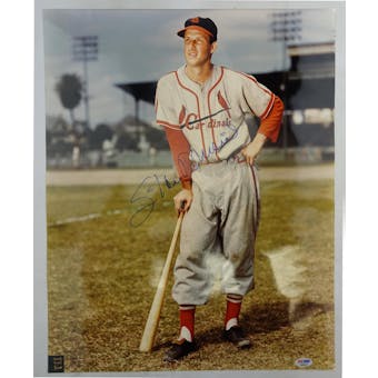 Stan Musial Cardinals Autographed 16x20 Photo PSA/DNA D96035 (Reed Buy)