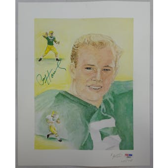 Paul Hornung Packers Autographed Lithograph #/750 PSA/DNA D96037 (Reed Buy)