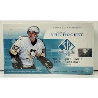 2005/06 Upper Deck SP Authentic Hockey Hobby Box (Reed Buy)