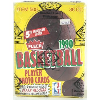 1990/91 Fleer Basketball Wax Box (BBCE) (Reed Buy)