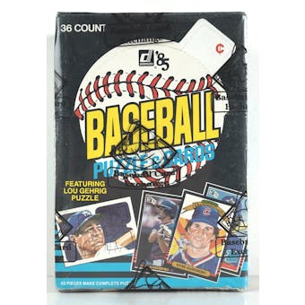 1985 Donruss Baseball Wax Box (BBCE)
