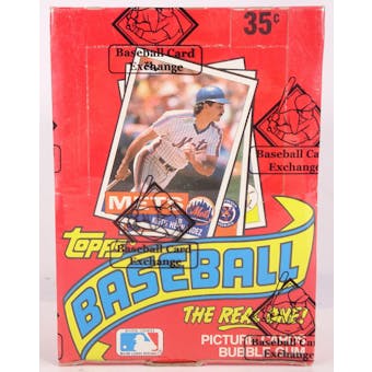 1985 Topps Baseball Wax Box (BBCE) (Reed Buy)