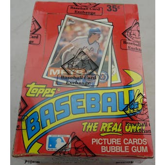 1985 Topps Baseball Wax Box (BBCE)
