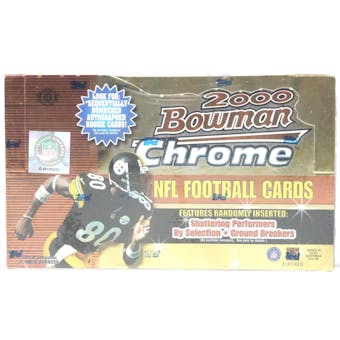 2000 Bowman Chrome Football Hobby Box (Reed Buy)