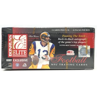 2000 Donruss Elite Football Hobby Box (Reed Buy)
