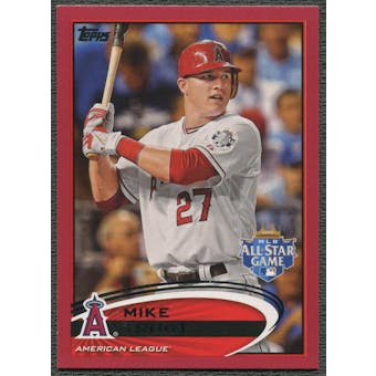2012 Topps Update Baseball #US144 Mike Trout Red Border