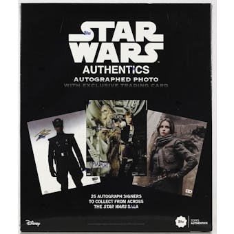 Star Wars Authentics Autographs Hobby Box (Topps 2019)