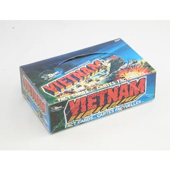 Vietnam Fact Cards Hobby Box (1988 Dart Flipcards) (Reed Buy)