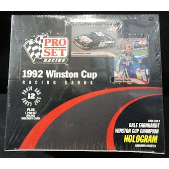 1992 Pro Set Winston Cup Racing Box (Reed Buy)