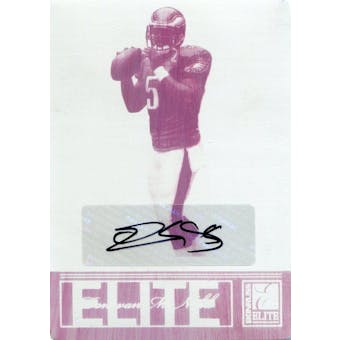 2007 Donruss Elite Printing Plates Magenta #75 Donovan McNabb Autograph 1/1 (Reed Buy)