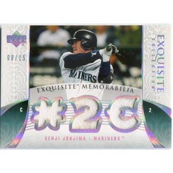 2006 Exquisite Collection Memorabilia Platinum #KJ Kenji Johjima #/15 (Reed Buy)