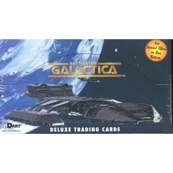 Battlestar Galactica Hobby Box (1996 Dart Flipcards) (Reed Buy)