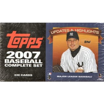 2007 Topps Updates & Highlights Factory Set Baseball (Box)