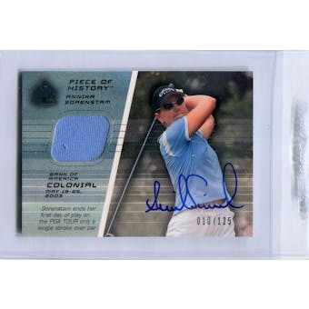 2003 SP Game Used Piece of History #14 Annika Sorenstam Autograph #/125 (Reed Buy)