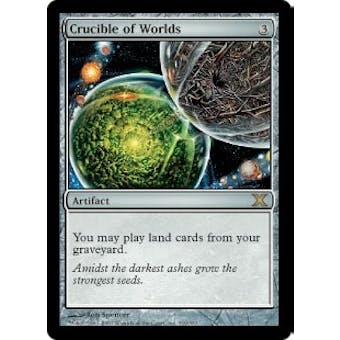 Magic the Gathering 10th Edition Single Crucible of Worlds - SLIGHT PLAY (SP)