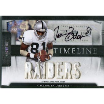 2009 Playoff National Treasures Timeline Materials Signature Team Name #13 Tim Brown Autograph #/15 (Reed Buy)