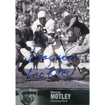 1997 Upper Deck Legends Autographs #AL53 Marion Motley (Reed Buy)