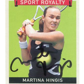 2007 Upper Deck Goudey Sport Royalty Autographs #HI Martina Hingis (Reed Buy)