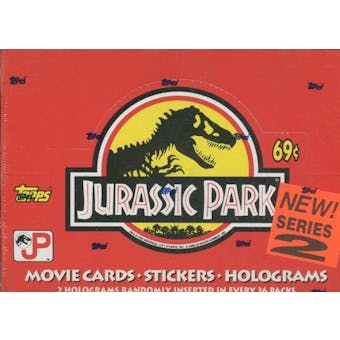 Jurassic Park Series 2 Hobby Box (1993 Topps)
