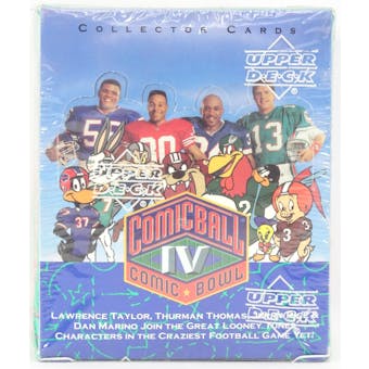 1992 Upper Deck Comic Ball Series 4 Football Hobby Box (Reed Buy)