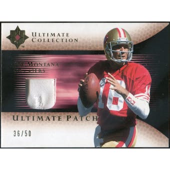 2005 Ultimate Collection Game Jersey Patches #GJPJM Joe Montana #/50 (Reed Buy)