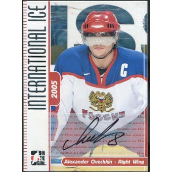 2006/07 ITG International Ice Autographs #AAO Alexander Ovechkin (Reed Buy)