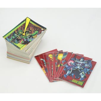 1993 Skybox Marvel Universe IV Complete Base Set with Red Foil-Stamped Cards