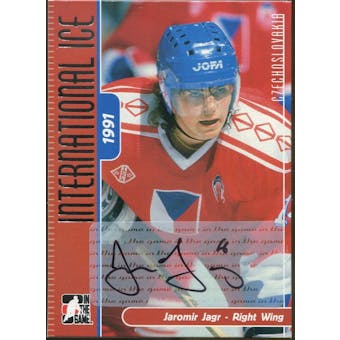 2006/07 ITG Interational Ice Autographs #AJJ Jaromir Jagr SP (Reed Buy)